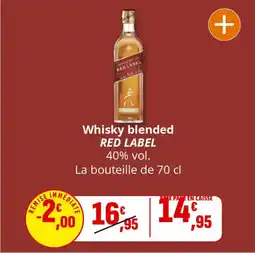 Coccinelle Express Whisky blended red label offre