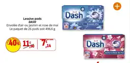 Coccinelle Express Lessive pods dash offre