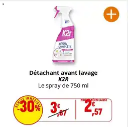 Coccinelle Express Détachant avant lavage k2r offre