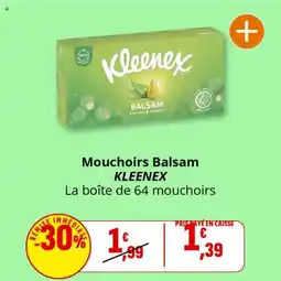Coccinelle Express Mouchoirs balsam kleenex offre