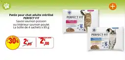 Coccinelle Express Patée pour chat adulte stérilisé perfect fit offre
