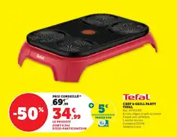 Super U Crep & grill party tefal offre