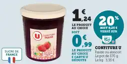 Super U Confiture u offre