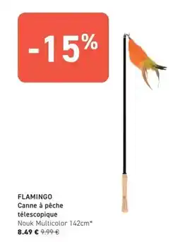 Tom&Co Flamingo - canne à pêche télescopique offre