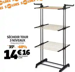 Gifi Séchoir tour 3 niveaux offre