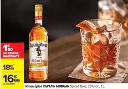Carrefour Drive Captain morgan - rhum épicé offre