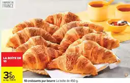 Carrefour Drive 10 croissants pur beurre offre