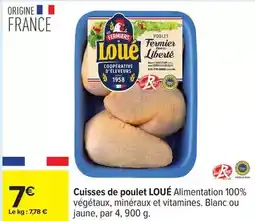 Carrefour Drive Loué - cuisses de poulet offre