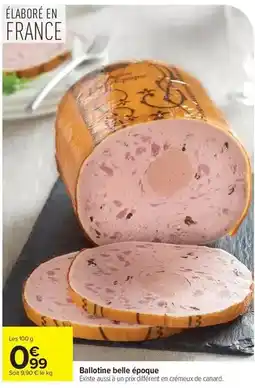 Carrefour Drive Aoste - jambon sec les fines et fondantes offre