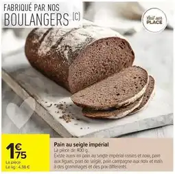Carrefour Drive Soignon - bûche de chèvre bio offre