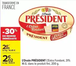 Carrefour Drive Président - l'ovale offre