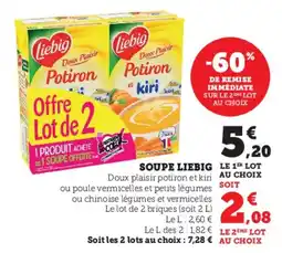 Super U Soupe liebig offre