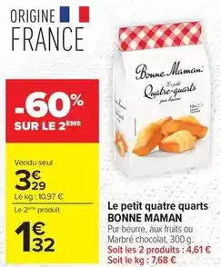 Carrefour Drive Bonne maman - confiture offre découverte offre