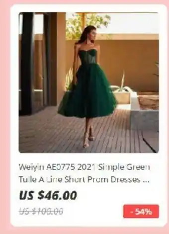 Weiyin AE0775 2021 Simple Greem