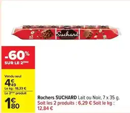 Carrefour Suchard - rochers offre