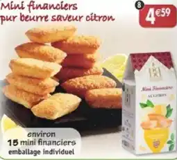 Maximo Mini financiers pur beurre saveur citron offre