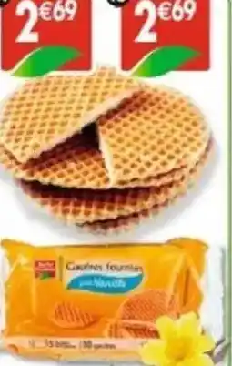 Maximo 10 Gaufres fourrées goût vanille offre