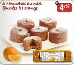 Maximo 6 Nonnettes au miel fourrées à l'orange offre
