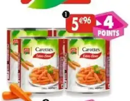 Maximo Lot de 4 boîtes 1/2 de jeunes carottes extra-fines offre