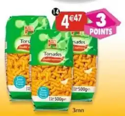 Maximo Lot de 3 paquets de torsadescuisson rapide 3' offre