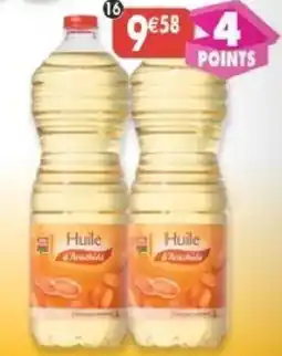 Maximo Lot de 2 bouteilles d'huile d'arachide offre