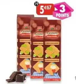 Maximo Lot de 3 paquets de16 goûters carrés parfum chocolat offre