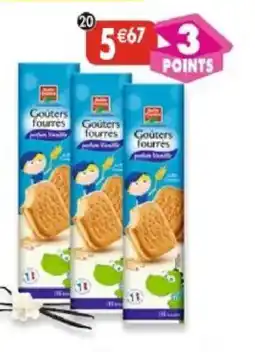 Maximo Lot de 3 paquets de 16 goûters carrés parfum vanille offre