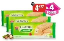 Maximo Lot de 3 paquets de gaufrettes double fourrage noisette offre