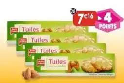 Maximo Lot de 4 paquets de tuiles aux amandes offre