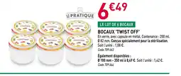 RAGT Jardin & Maison LE PRATIQUE Bocaux twist off offre