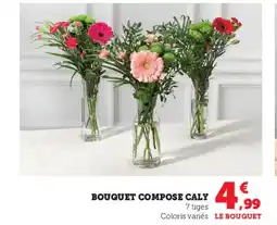Hyper U Bouquet compose caly 7 tiges offre