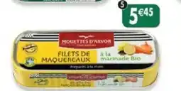 Maximo Filets de maquereaux à la marinade bio offre