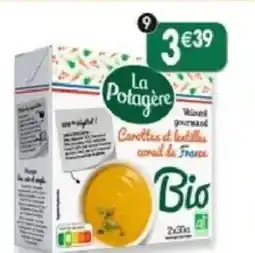 Maximo Velouté de carottes et lentilles corail offre