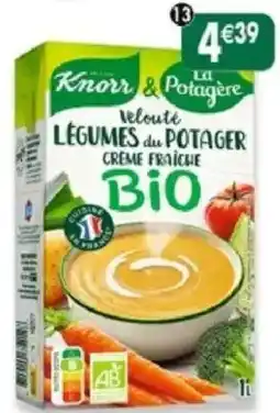 Maximo Velouté de légumes du potager à la crème fraîche offre