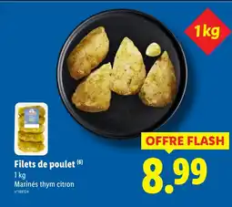 Lidl Filets de poulet offre