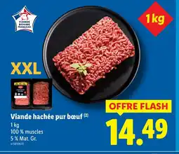 Lidl Viande hachée pur bœuf offre