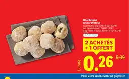 Lidl Mini beignet saveur chocolat offre