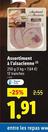 Lidl Assortiment à l'Alsacienne offre