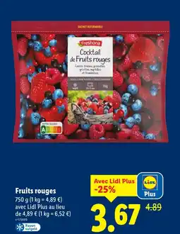 Lidl Fruits rouges offre