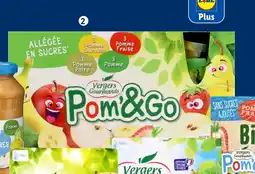 Lidl Pom'&Go allégée en sucres multi-goûts offre