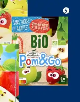 Lidl Pom'&Go sans sucres ajoutés Bio offre