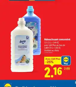 Lidl Adoucissant concentré offre