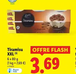 Lidl Tiramisu XXL offre