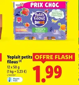 Lidl YOPLAIT petits filous offre