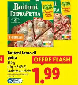 Lidl BUITONI forno di petra offre