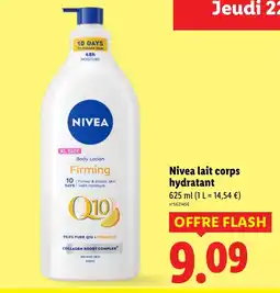 Lidl NIVEA lait coprs hydratant offre
