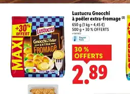 Lidl LUSTUCRU Gnocchi à poêler extra-fromage offre