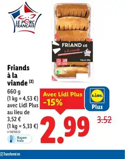 Lidl Friands à la viande offre