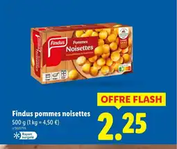 Lidl FINDUS pommes noisettes offre