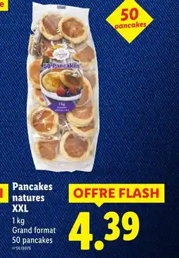 Lidl Pancakes natures XXL offre
